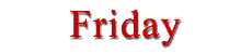 FRIDAY