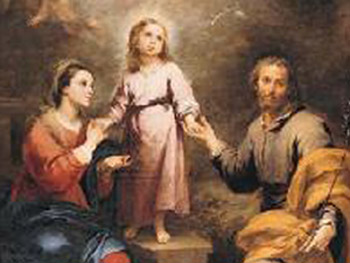 The Two Trinities - detail - Murillo