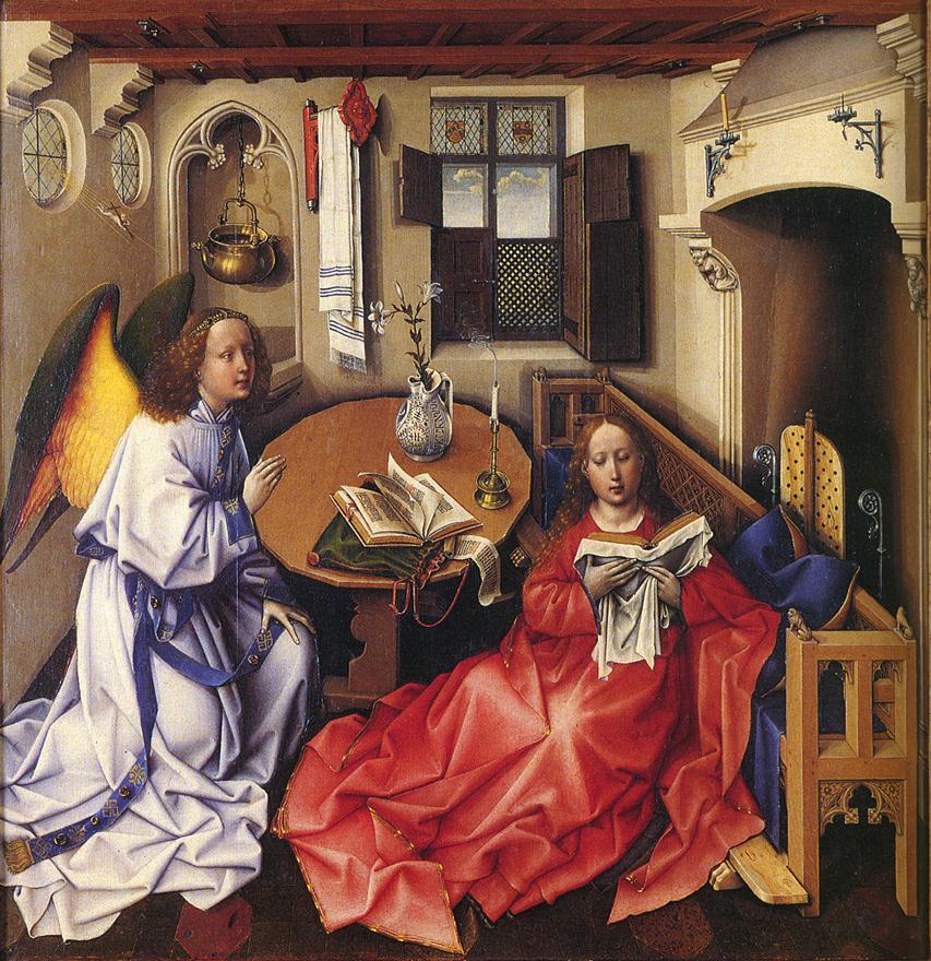 The Merode Altarpiece by Robert Campin   c.1425