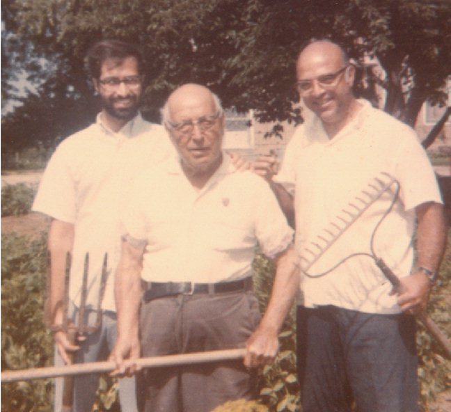 Dad, Nau and me
