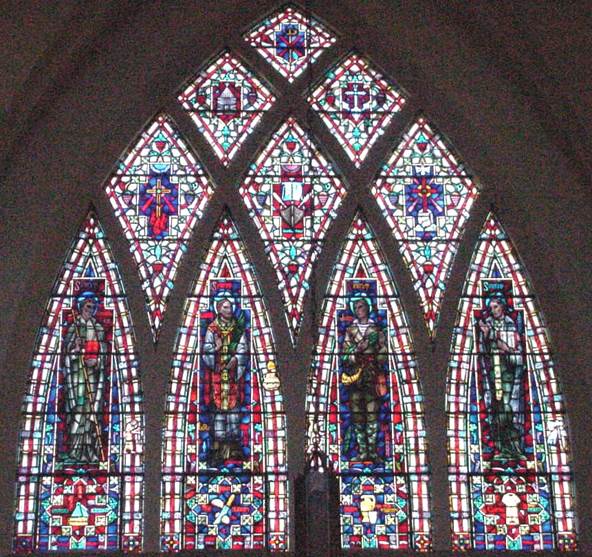 North American Martyrs Windows
