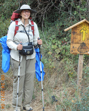 Margaret on Camino
