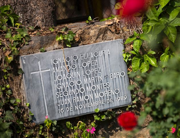 The garden where the Jesuits were assasinated